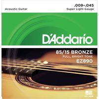 D`Addario EZ890(B)  Струны для акустической гитары, бронза Super Light 9-45