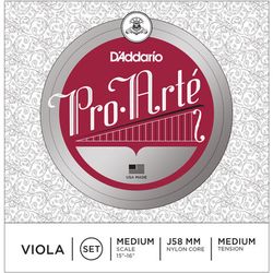D`Addario J58 MM  Комплект струн для альта 15-16" Pro Arte, Medium Tension