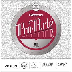 D`Addario J56 1/2M  Комплект струн для скрипки 1/2 Pro Arte, Medium Tension