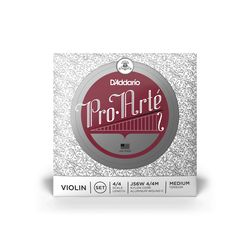 D`Addario J56W 4/4M  Комплект струн для скрипки 4/4 Pro Arte, E алюминий/сталь, Medium Tension