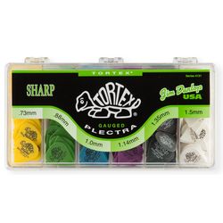 Dunlop 4121 Tortex Sharp Display  коробка с медиаторами, 073,088,100,114,135,150 - 36шт, 216 шт