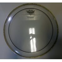 Remo PS-1322-00  22"Pinstripe clear,пластик для бас бараб.прозрач.двойной