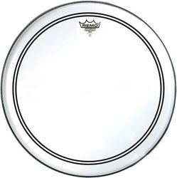 Remo P3-1322-C2  22"Powerstroke clear,пластик для бас бараб.,прозрачн.с демп.кольцом,наклейка в