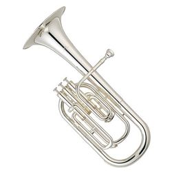 Yamaha YAH-203S  альт Eb, стандартная модель, 3х помповый, посеребренный