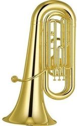 Yamaha YBB-105  туба in BBb, компактная  модель, 3х помповая, 366мм,16,8мм,Yellow brass