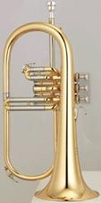 Yamaha YFH-631G  флюгельгорн Bb профессиональный, позол. раструб, чистый лак