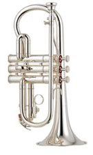 Yamaha YCR-2610 SII  корнет Eb стандартная модель, лёгкий, посеребренный.