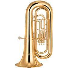 Yamaha YBB-201  туба in BBb, 4/4 стандартная модель, 3х помповая, 433мм.,18,5мм.,Yellow brass