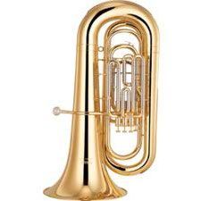 Yamaha YBB-321  туба BBb 4/4, студенческая модель, 4х помповая, 433мм.,18,5-19,5мм.,лак