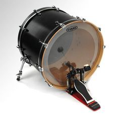 Evans BD22GB4  EQ4 Clear 22" Пластик для бас барабана однослойн.прозрачн.с демп.кольцом