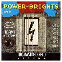 Thomastik RP111 SALE  Power Brights Heavy струны для электрогитары, 11-53, сталь/медь, Magnecore