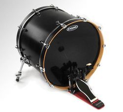 Evans BD22HBG  Hydraulic Black 22" Пластик для бас барабана двойной черный