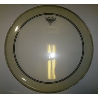 Remo P3-1320-C2  20"Powerstroke clear,пластик для бас бараб.,прозрачн.с демп.кольцом,наклейка в