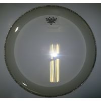 Remo P4-1320-C2  20"Powerstroke clear,пластик для бас бараб.прозрачн.с демп.кольцом,двойной,нак