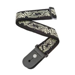 Planet Waves 50A04  гитарный ремень "Rainforest", 50мм, полипропилен, кожаные наконечники