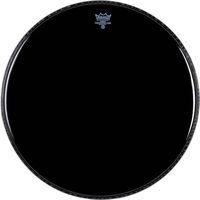 Remo P3-1024-ES  24"Powerstroke ebony,передний пластик для бас бараб.чёрный