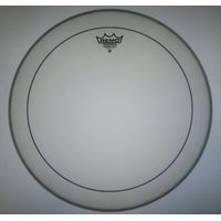 Remo PS-1124-00  24"Pinstripe coated,пластик для бас бараб.с напылен.двойной