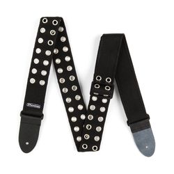 Dunlop D3819BK Classic Grommet Black  гитарный ремень