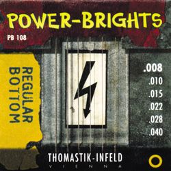 Thomastik PB108 SALE  Power-brights струны для электрогитары, 8-40, сталь/медь, Magnecore