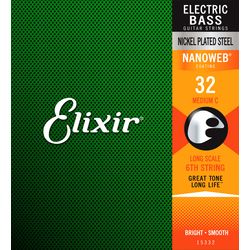 Elixir 15332 NanoWeb  струна для бас-гитары 32