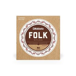 D`Addario EJ33  Струны для фолк гитары, нейлон с обмоткой из сплава бронзы 80/20