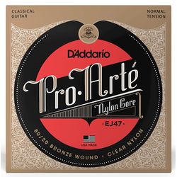 D`Addario EJ47  Струны для классической гитары Pro Arte, нейлон/бронза 80/20, Normal Tension