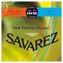 Savarez 540CRJ  New Cristal Classic Red/Blue medium-high tension струны для кл. гитары нейлон