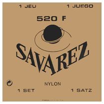 Savarez 520F  Traditional White high tension metal wound струны для кл. гитары нейлон