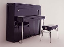 Sauter Peter Maly Edition Artes 122 White Polished  пианино, высота 122 см, цвет белый полированный 