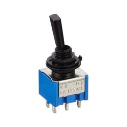 Hosco H-ON-ON-B  Мини-тумблер 2-позиционный on-on, черный