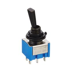 Hosco H-ON-ON-ON-B  Мини-тумблер 3-позиционный on-on-on,  черный