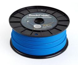 Rockcable RCL10301 D6 BL  кабель микрофонный балансный, витой медный экран, Ø=6мм, синий