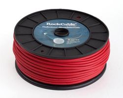 Rockcable RCL10302 D6 RE  кабель микрофонный балансный, витой медный экран, Ø=6мм, красный.