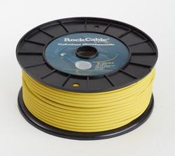 Rockcable RCL10303 D6 YE  кабель микрофонный балансный, витой медный экран, Ø=6мм, желтый