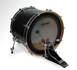Evans BD22GMAD  22" GPlus Clear Пластик для бас бар.однослойн.прозрач.с демп.кольцом