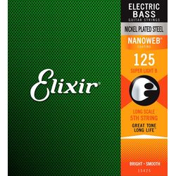 Elixir 15425 NanoWeb  струна для бас-гитары 125L