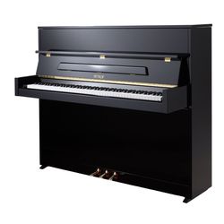 Petrof P 118S1 (0801)  акустическое пианино, высота 118 см, цвет чёрный полированный