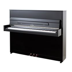 Petrof P 118S1 Silver (0801)  акустическое пианино, высота 118 см, цвет чёрный полированный