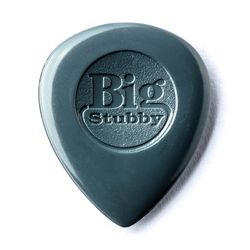 Dunlop 445R300 Big Stubby Nylon 24Pack  медиаторы, толщина 3 мм, 24 шт.