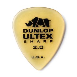 Dunlop 433R200 Ultex Sharp 72Pack  медиаторы, толщина 2 мм, 72 шт.