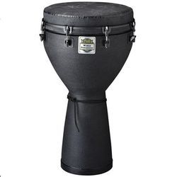 Remo DJ-0016-BE  джембе 16"х27", цвет Black Earth