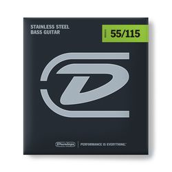 Dunlop DBS55115 Stainless Steel  стальные струны для бас гитары 55-115