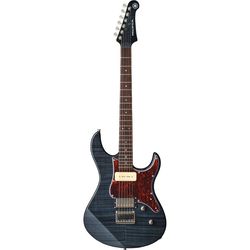 Yamaha PACIFICA 611HFM TBL  электрогитара, H/P90, Push-P, топ-огнен.клён, корп.-ольха, 