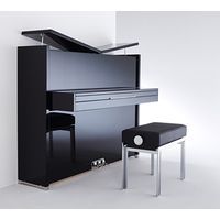 Sauter Concent 116 White Polished  пианино, высота 116 см, цвет белый полированный