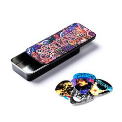 Dunlop SANPT01M Santana Pick Tin  сувенирный набор медиаторов в пенале, средние, 6 шт.
