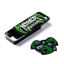 Dunlop PH112T73 Black Fang Pick Tin  сувенирный набор медиаторов в пенале, толщина 0.73 мм, 6 ш