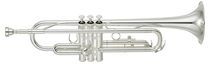 Yamaha YTR-2330S  труба Bb стандартная модель, средняя,  yellow brass, посеребр, 123 мм, ML:11,