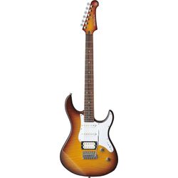 Yamaha PACIFICA 212VFM TBS  электрогитара, HSS, Push-Pull, цвет Flamed Maple Tobac