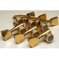 Gotoh SG381-MG-T-04-G  колки локовые, ручной зажим, 3+3, gold, тюльпан