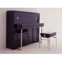 Sauter Peter Maly Edition Artes 122 Makassar Polished  пианино, высота 122 см, цвет палисандр   